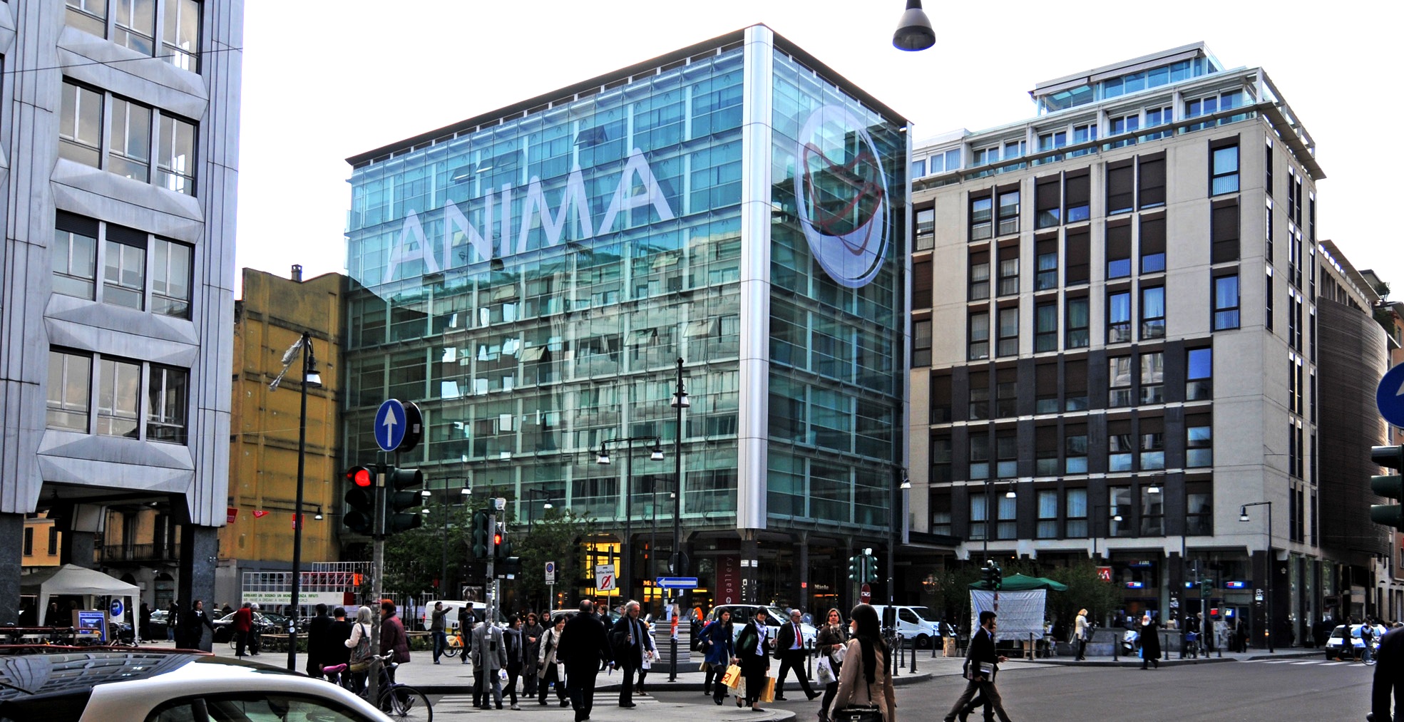 L'edificio di Anima holding a Milano, che ha annunciato il nuovo amministratore delegato