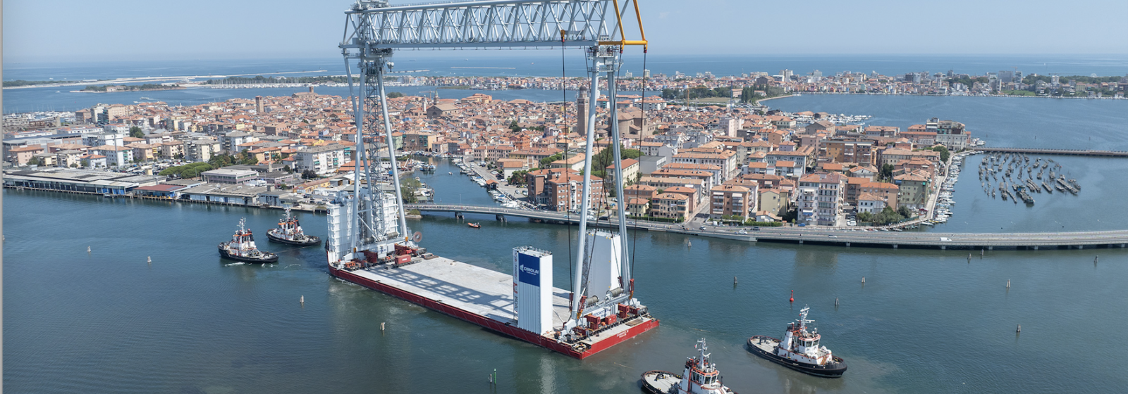 le gru Goliath realizzate da Cimolai e K-Logistica per Fincantieri