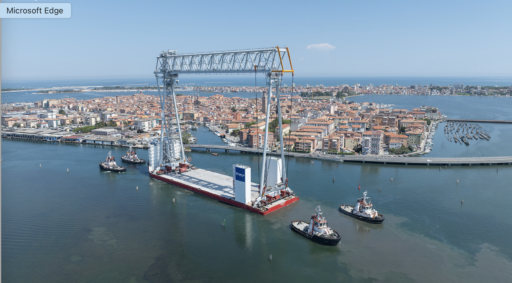 le gru Goliath realizzate da Cimolai e K-Logistica per Fincantieri