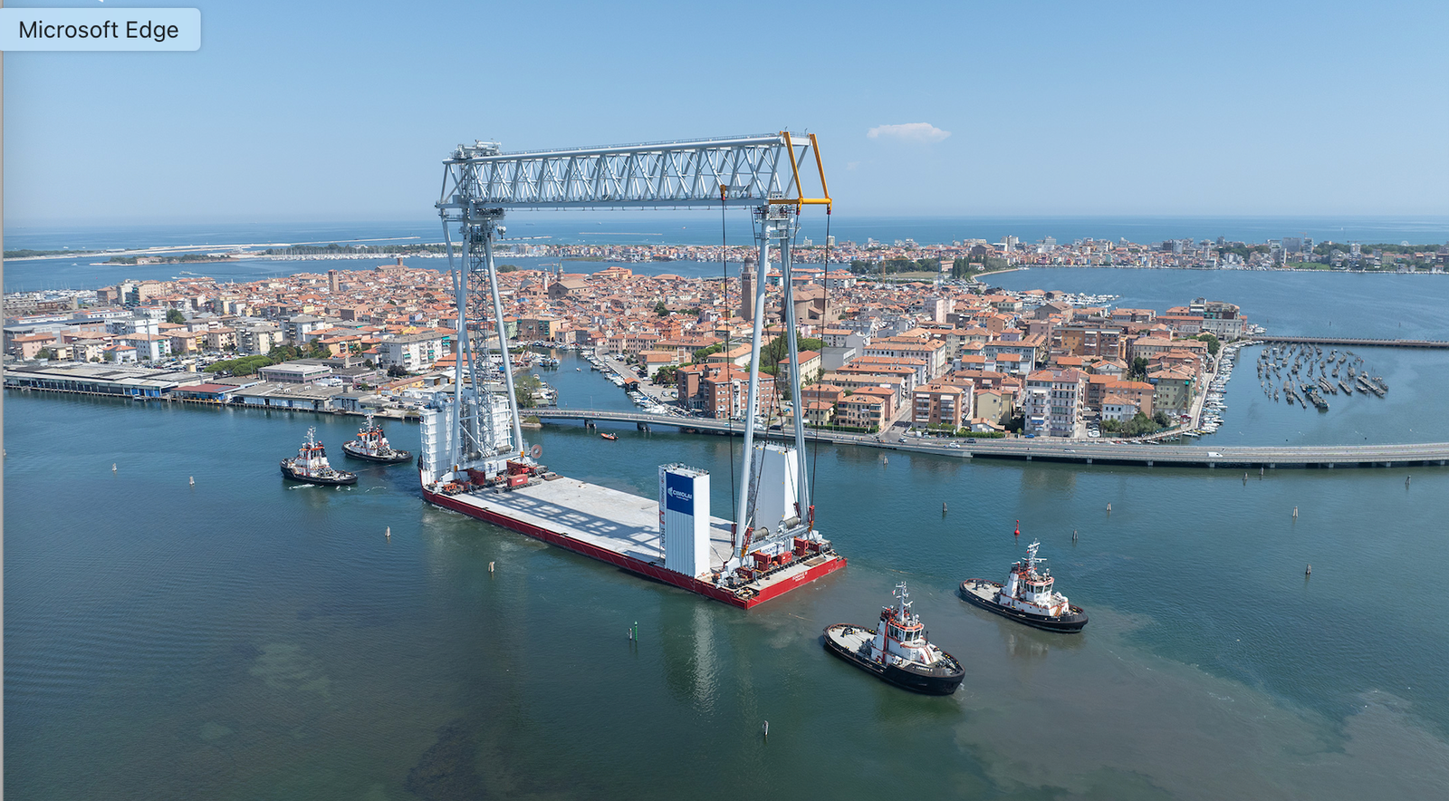le gru Goliath realizzate da Cimolai e K-Logistica per Fincantieri