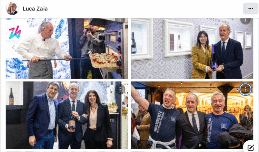 Il Vinitaly è anche un evento sociale, da rilanciare sui social media: qui alcune immagini tratte dal profilo Facebook del Presidente della Regione Veneto, Luca Zaia.