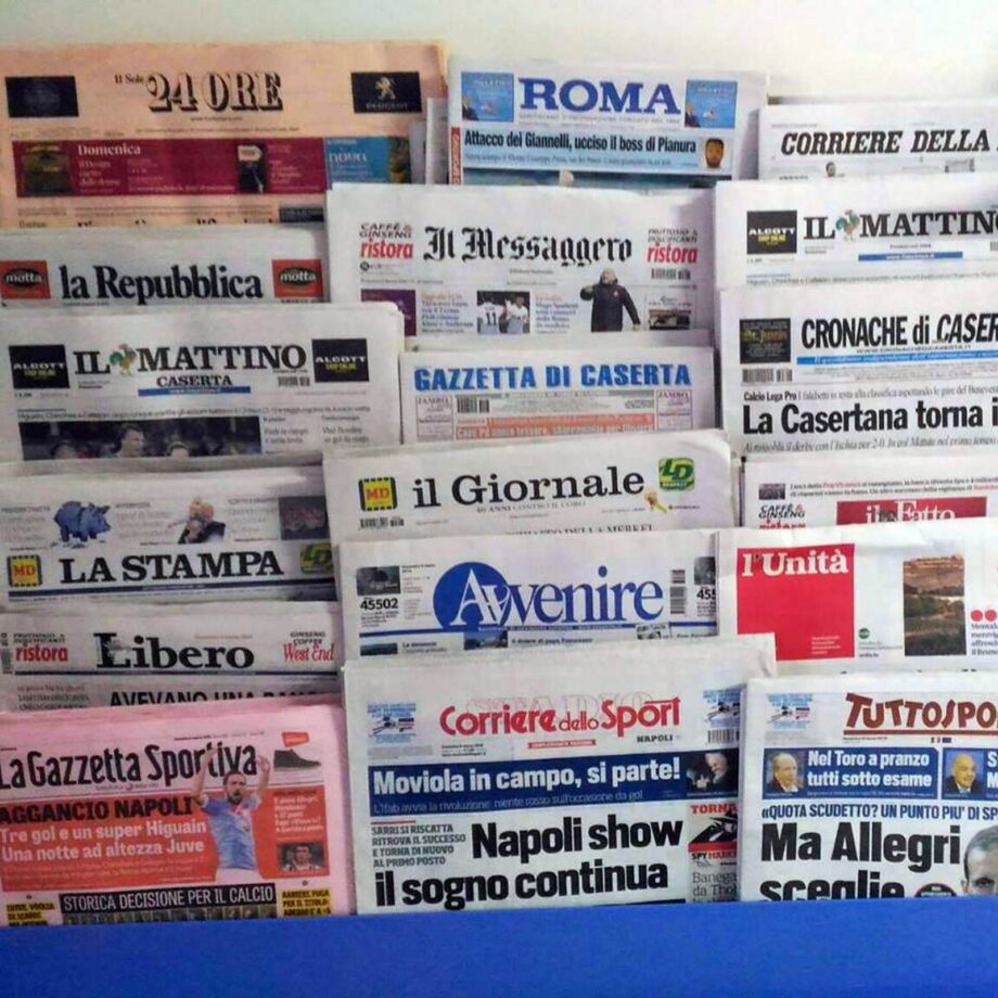 L’andamento delle vendite e della lettura dei principali giornali italiani continua a riflettere una trasformazione profonda del settore della stampa